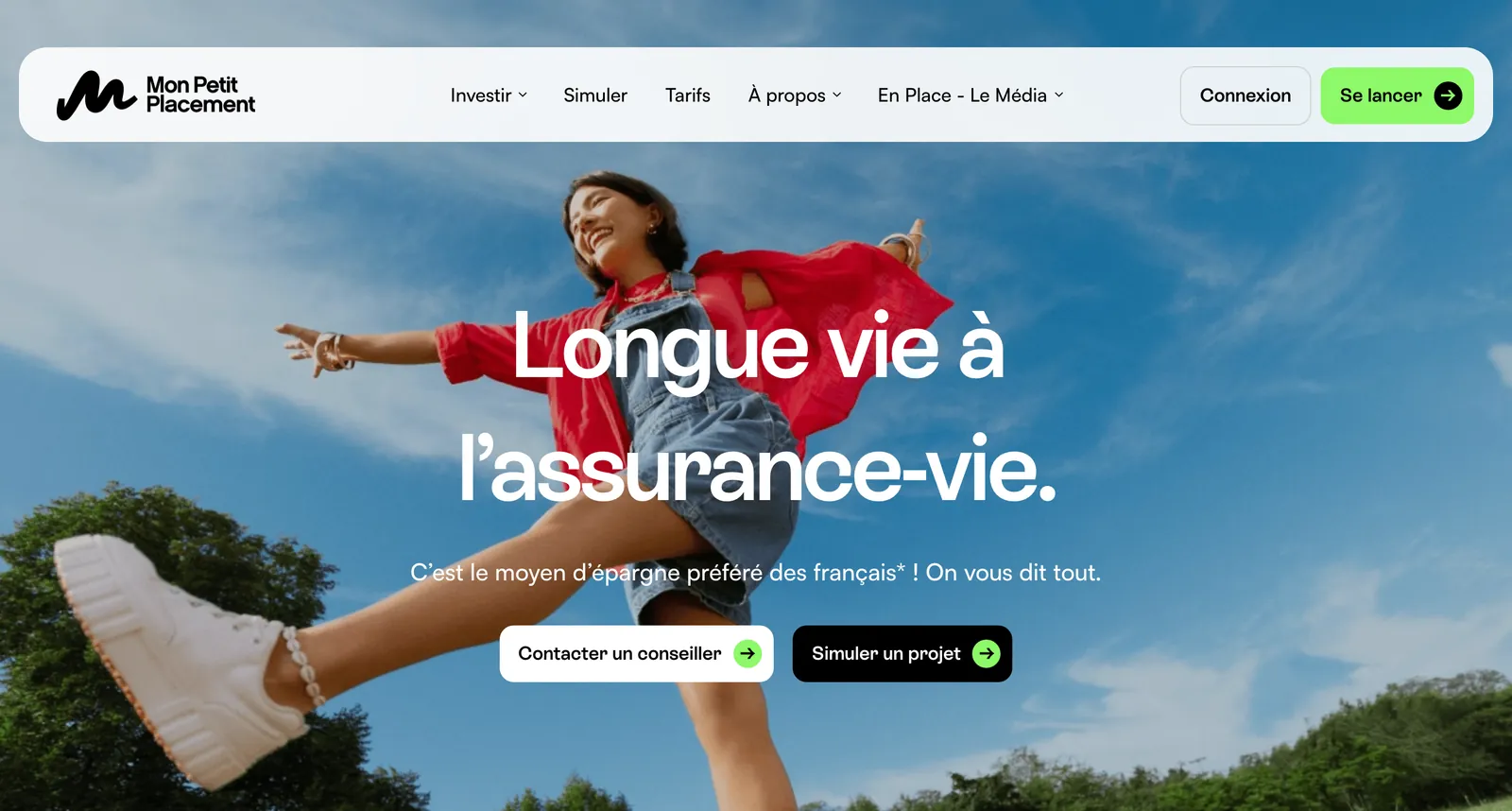 Site de Mon Petit Placement : « Longue vie à l’assurance-vie. »