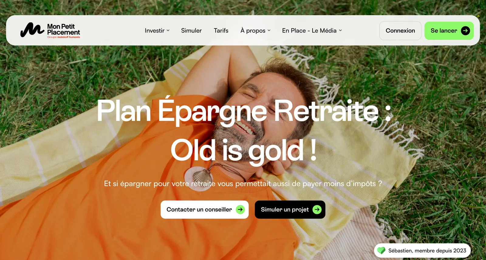 Site de Mon Petit Placement : « Plan Épargne Retraite : Old is gold ! »